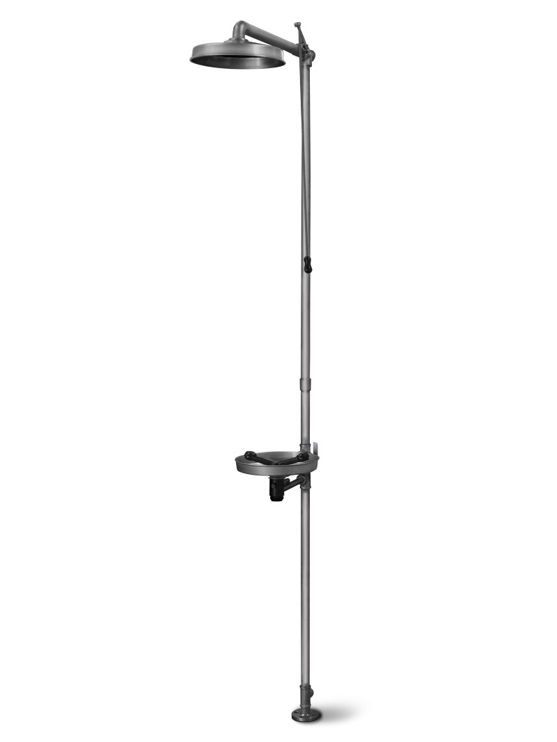 Chuveiro e Lava Olhos de Emergência INOX | Indigo Safety