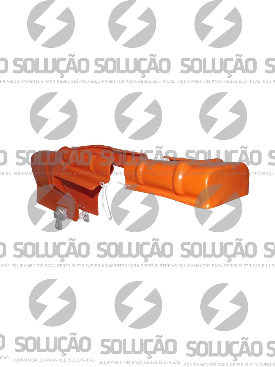 Cobertura protetora para cruzeta tipo curta com isolador pilar - REF: ROT22284-3 | Indigo Safety