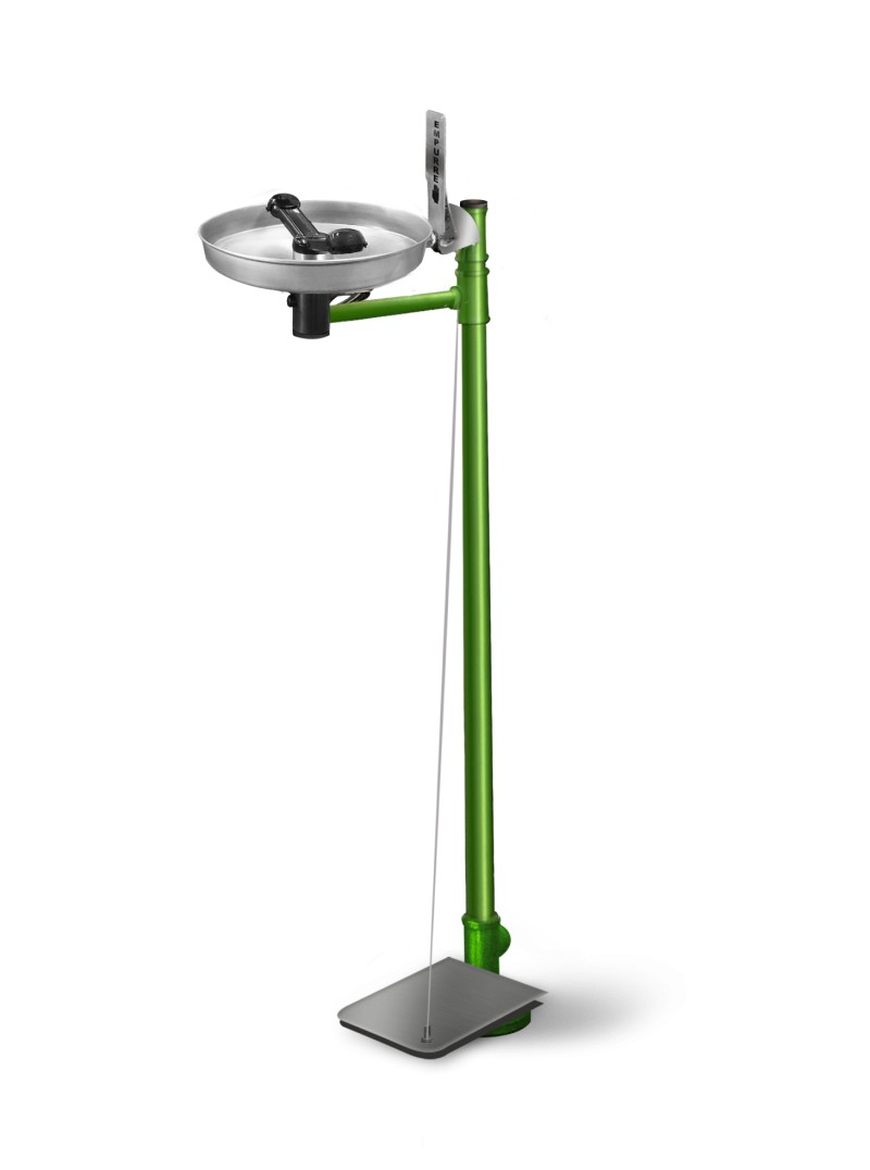 Lava Olhos de Piso Bacia INOX com PEDAL | Indigo Safety