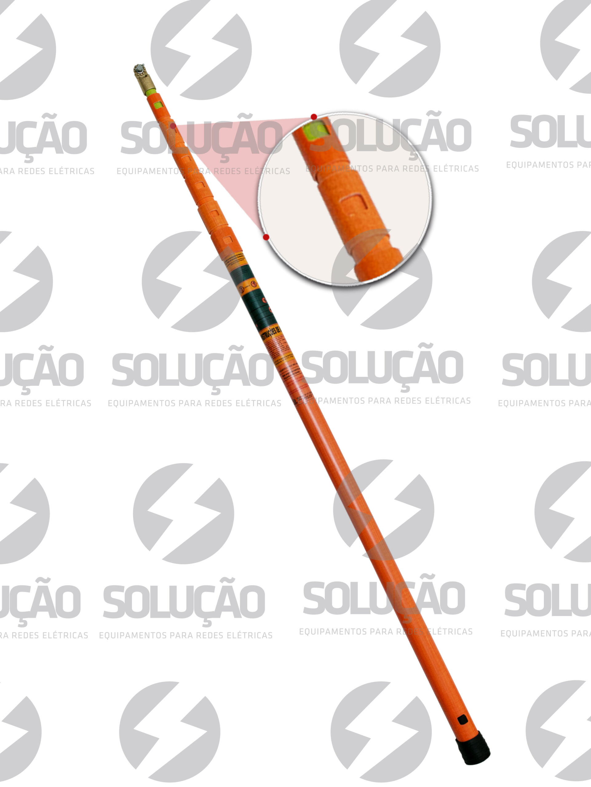 Vara telescópica extra reforçada - REF: SEVTT - 2ER, SEVTT - 3ER | Indigo Safety